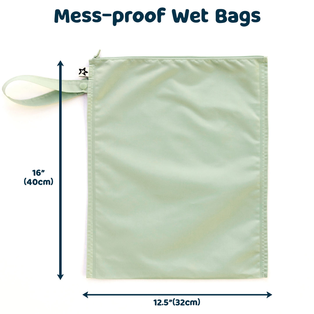 Mess-proof Wet Bags - 2pk