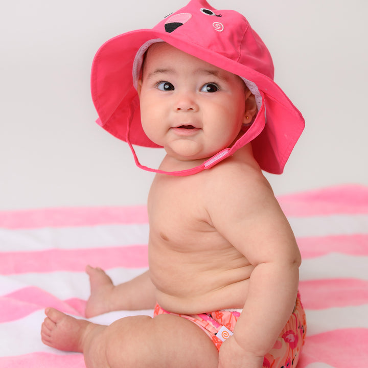 UPF50+ Baby Swim Diaper & Sun Hat Set