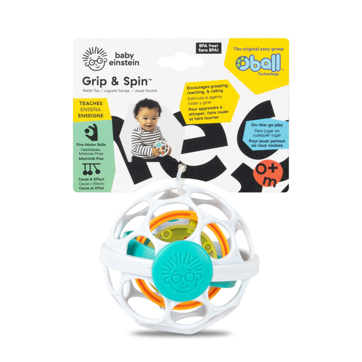 Grip & Spin Oball Rattle Toy