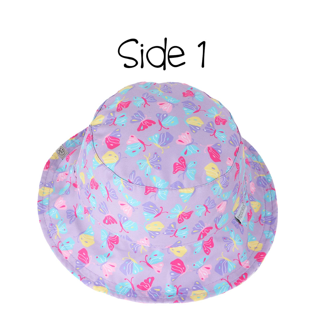 Reversible Kids UPF50+ Patterned Sun Hat