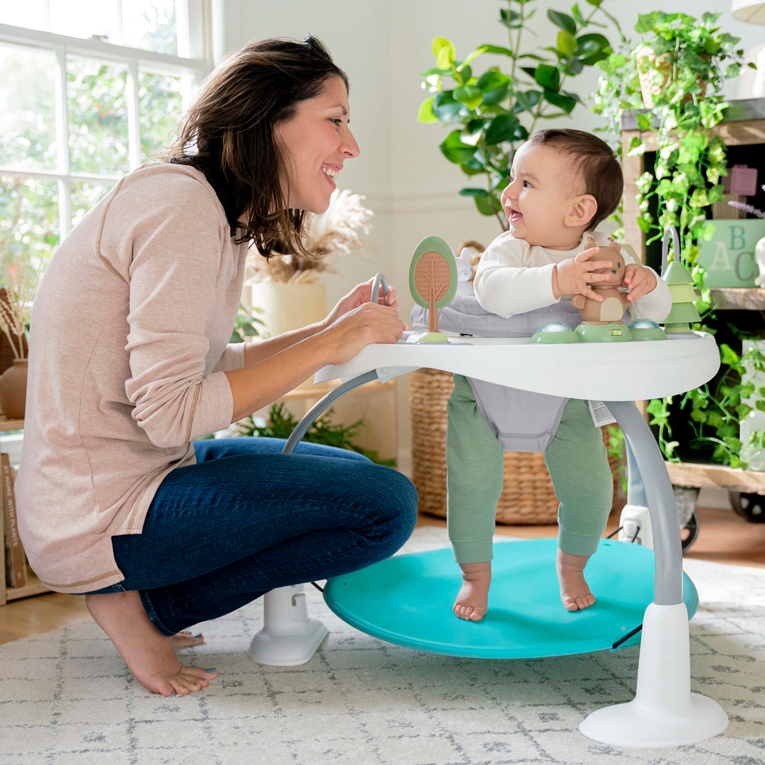 Spring & Sprout 2-in-1 Activity Jumper + Table - First Forest