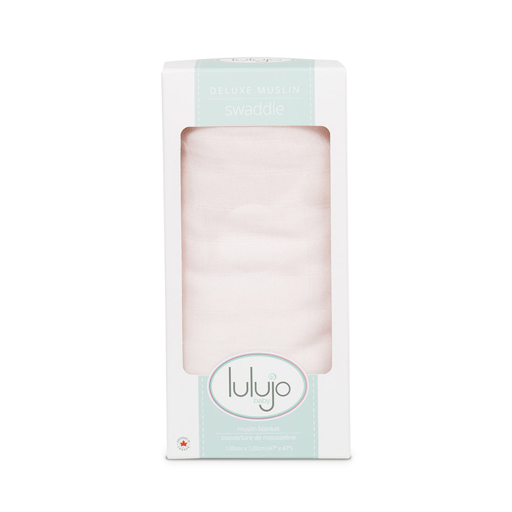 Bamboo Cotton Muslin Swaddle Blanket - 47x47