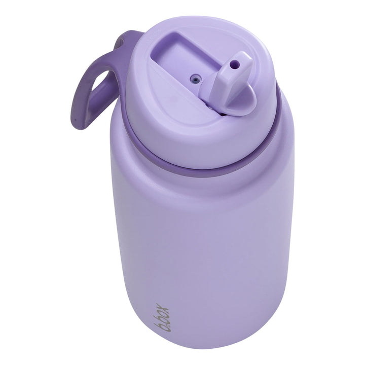 1L Insulated Flip Top Bottle - Lilac Love