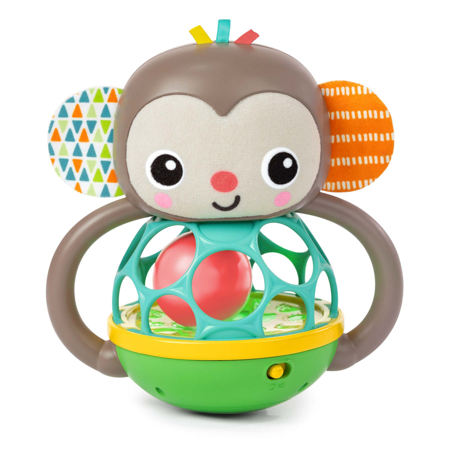 Bright Starts - Grab & Giggle Monkey Multi-Sensory Toy Grab & Giggle Monkey Multi-Sensory Toy 074451167797