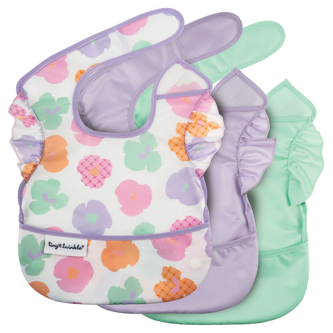 Bavoir anti-dégâts facile à utiliser - paquet de 3