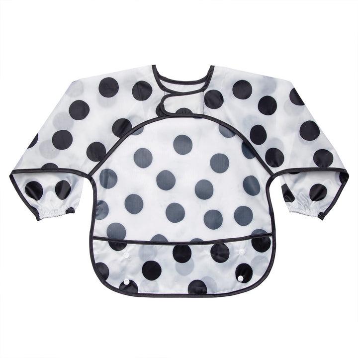 Mess-proof Full Sleeve Bib - Polka Dot