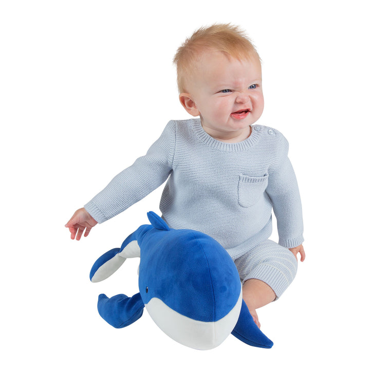 Velveteen Wistful Whale 16"
