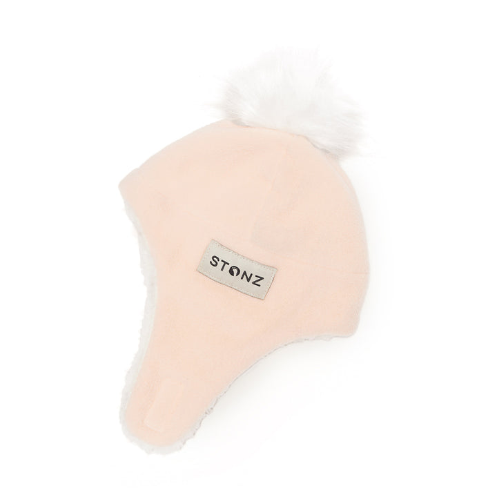 Stonz - F24 - Fleece Hat - Haze Pink- 12-24M Fleece Hat - Haze Pink 628631022637