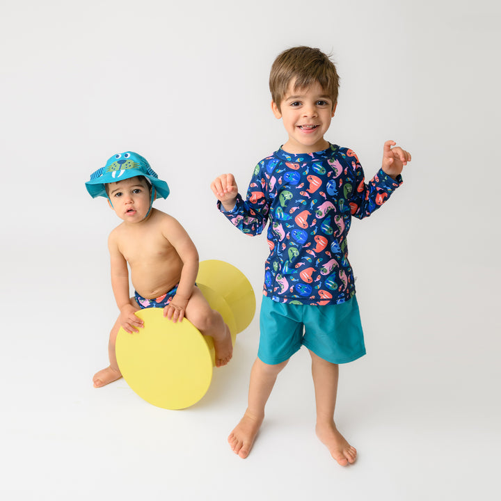 Rashguard Swim Top + Short Set