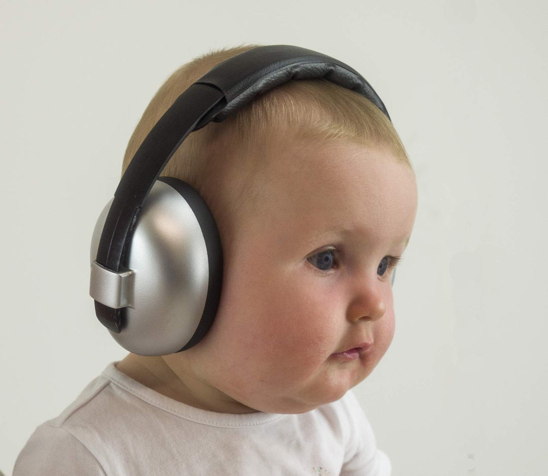 Baby Hearing Protection Earmuffs (2m+) - Silver