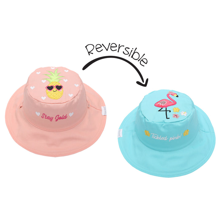 Chapeau de soleil réversible UPF50+ pour enfants