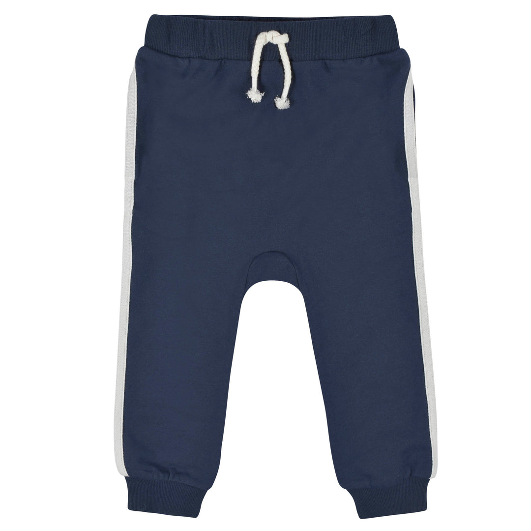 3-Pack Baby & Toddler Boys Gray & Blue Joggers