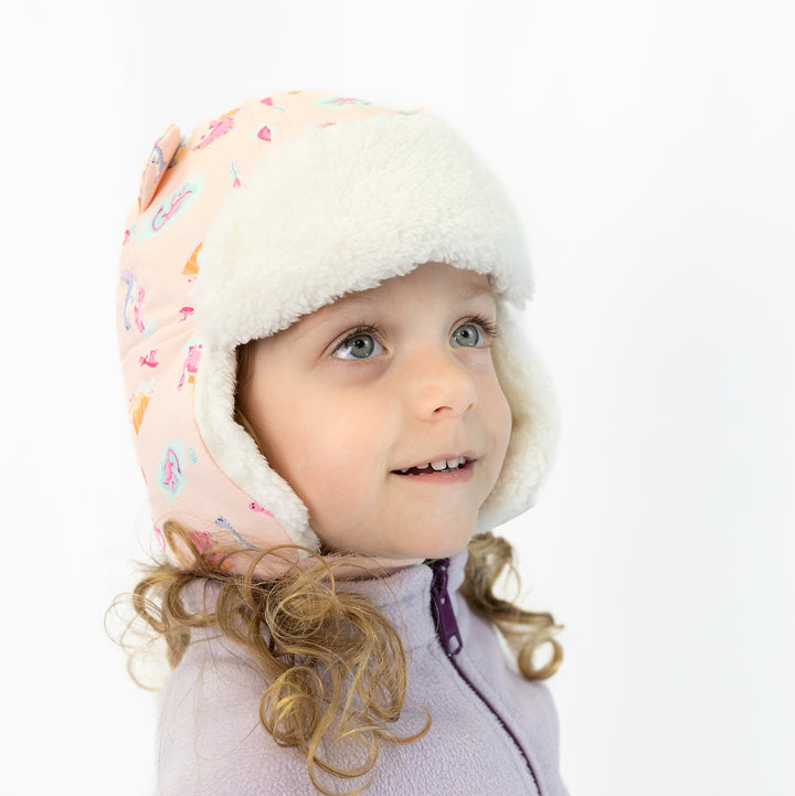 Water Repellent Trapper Hat - Dino Play