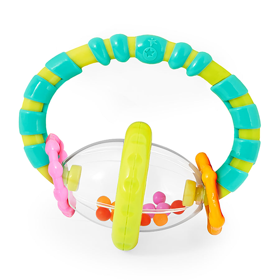 Bright Starts Grab + Spin Rattle Toy Grab & Spin Rattle Toy 074451085336