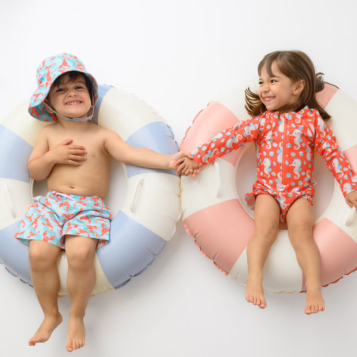 Rashguard Ruffled 1 Piece Swimsuit