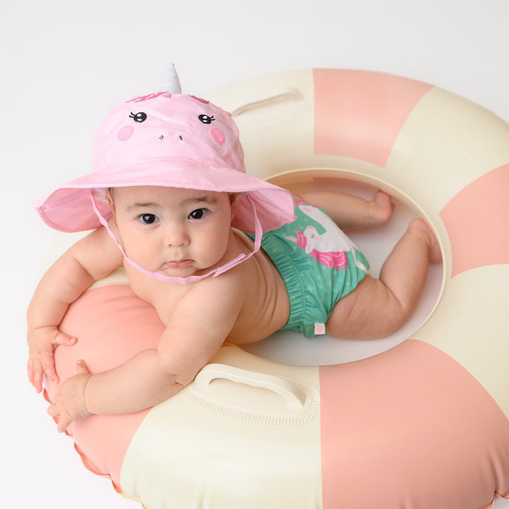 Baby-Toddler Knit Swim Diaper 2 Piece Set