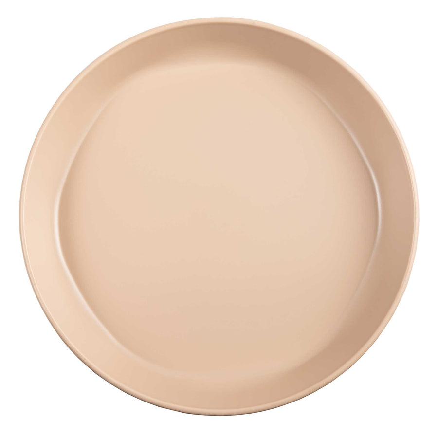 Tiny Twinkle - Plastic Tableware - Plate - Tan Plastic Tableware - Plate - Tan 810027539786