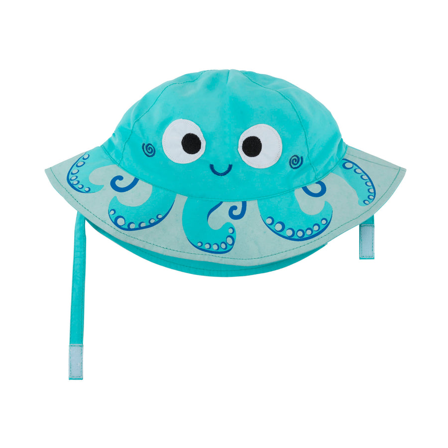ZOOCCHINI - UPF50+ Baby Sun Hat Octopus 6-12m UPF50+ Baby Sun Hat - Octopus 855409006777