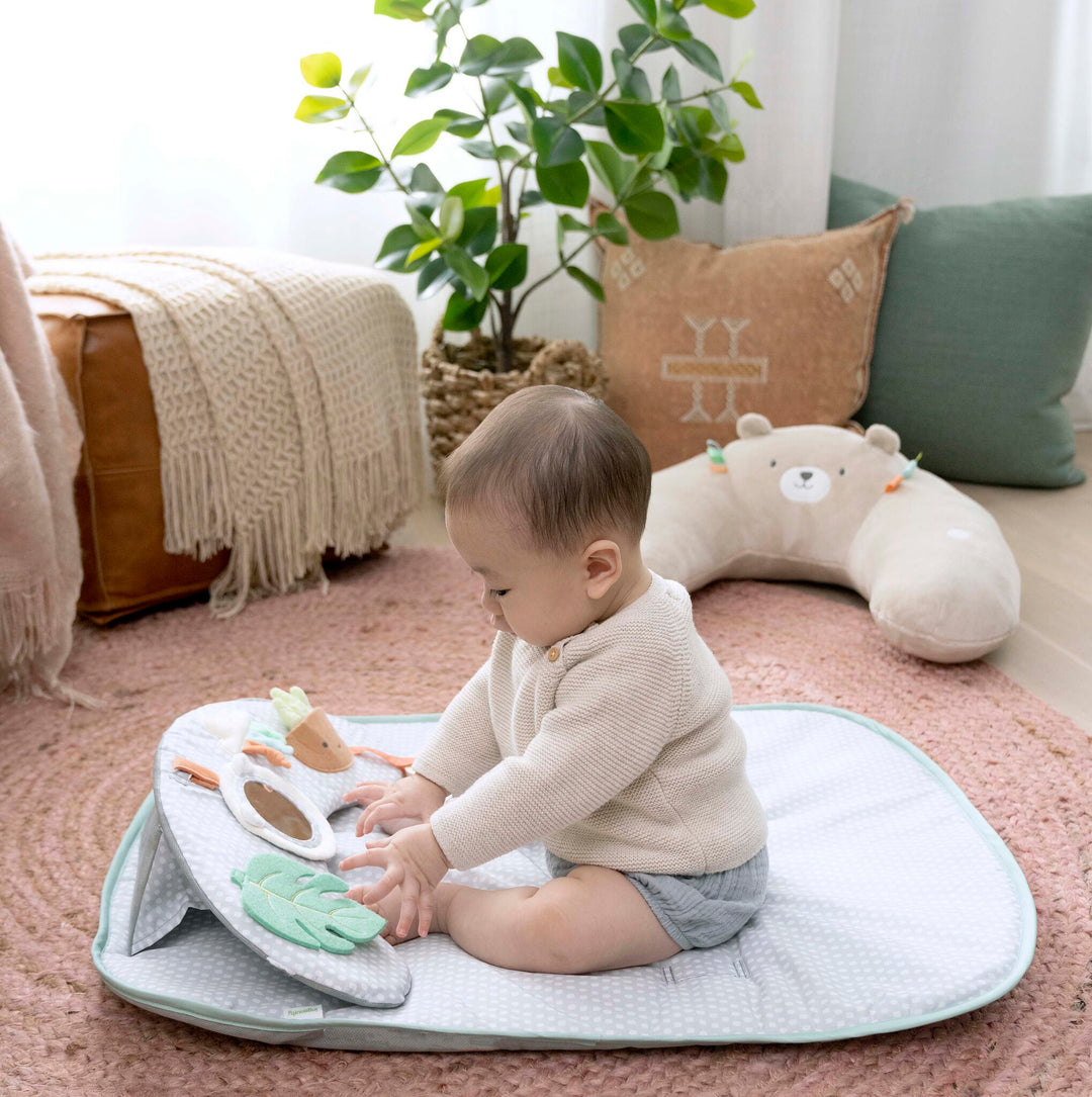 Cozy Prop™ 4-in-1 Sit Up & Prop Activity Mat  - Nate™