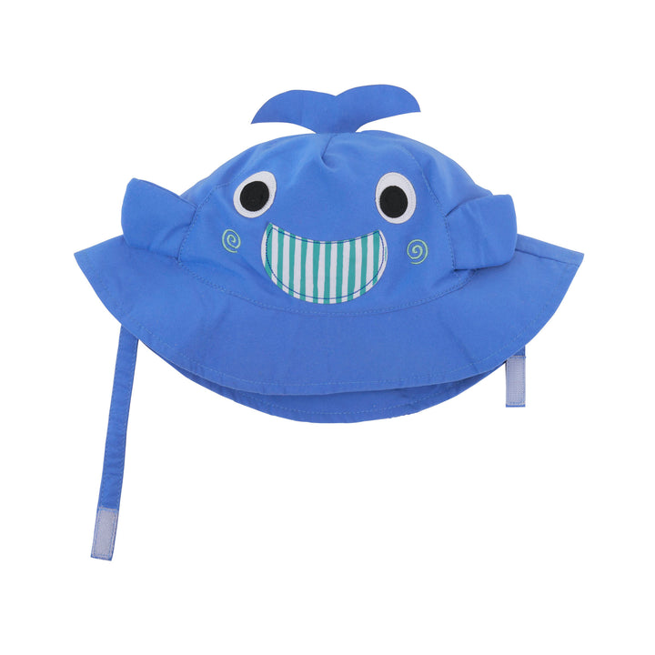 d - ZOOCCHINI - UPF50+ Baby Sun Hat Whale 3-6m UPF50+ Baby Sun Hat - Whale 855409006180