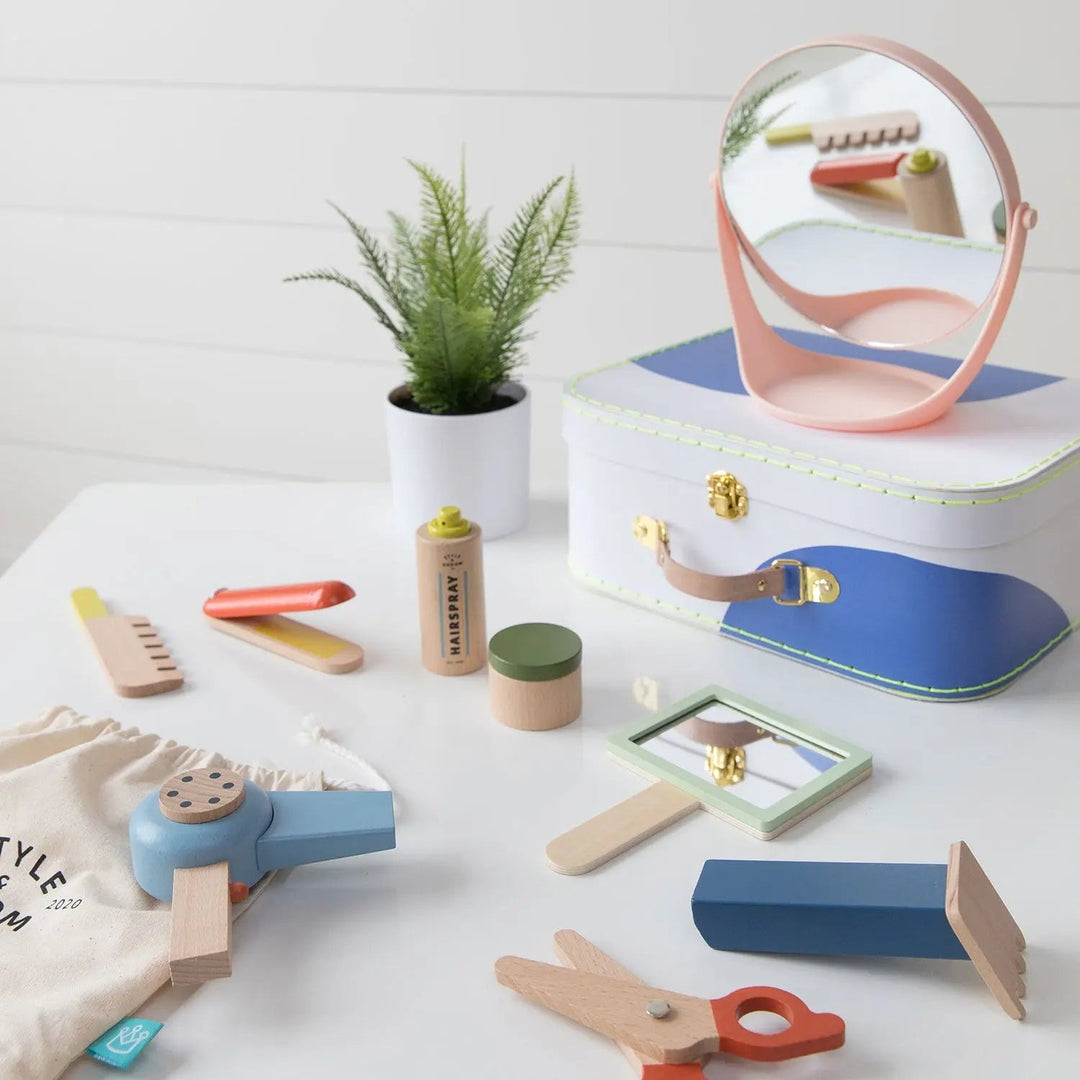 Style & Groom 9 Piece Wooden Toy Set