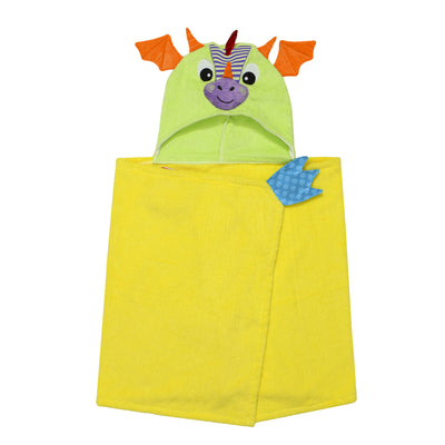 Kids Plush Terry Hooded Bath Towel