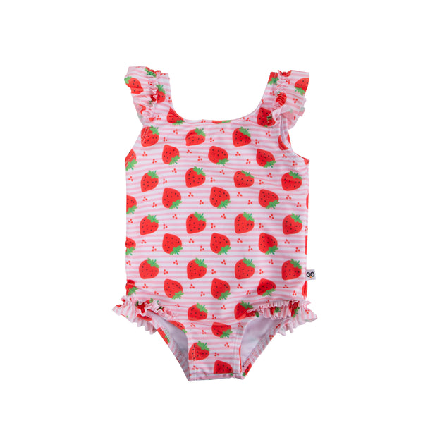 Baby Ruffled 1 Piece Swimsuit