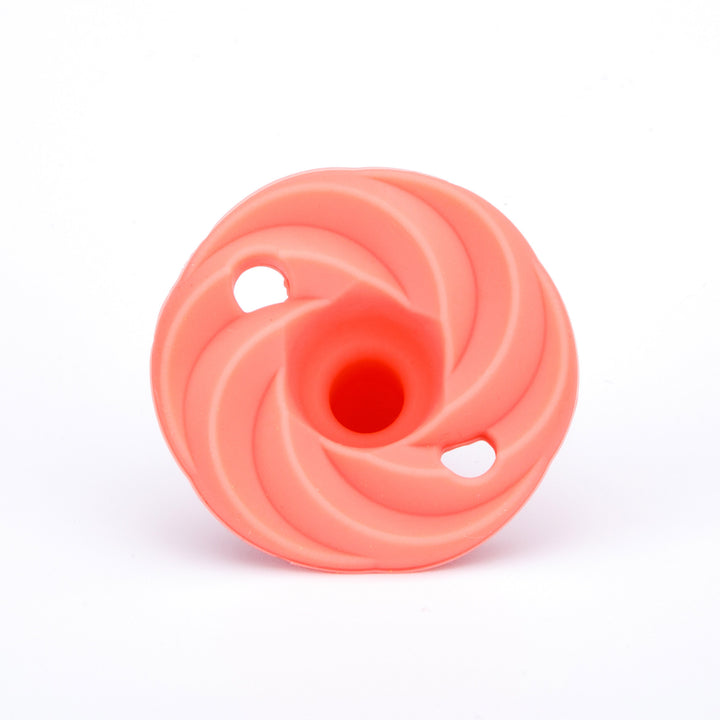 Holland Pop Pacifier - Stage 2/3M+ - Peach/Cloud 9