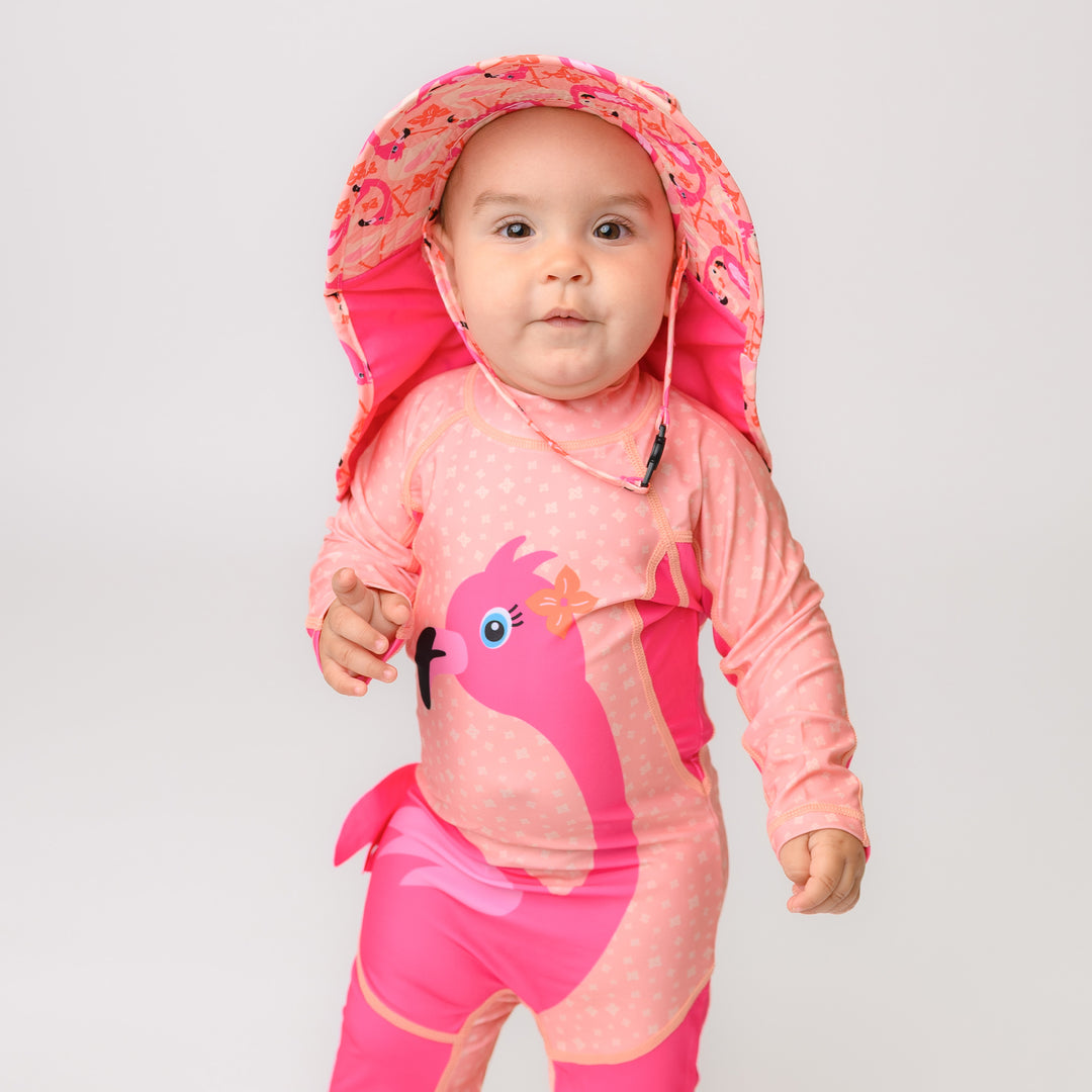 UPF50+ Baby-Toddler Cape Sun Hat