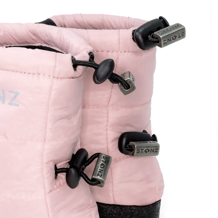 Baby Puffer Booties - Haze Pink