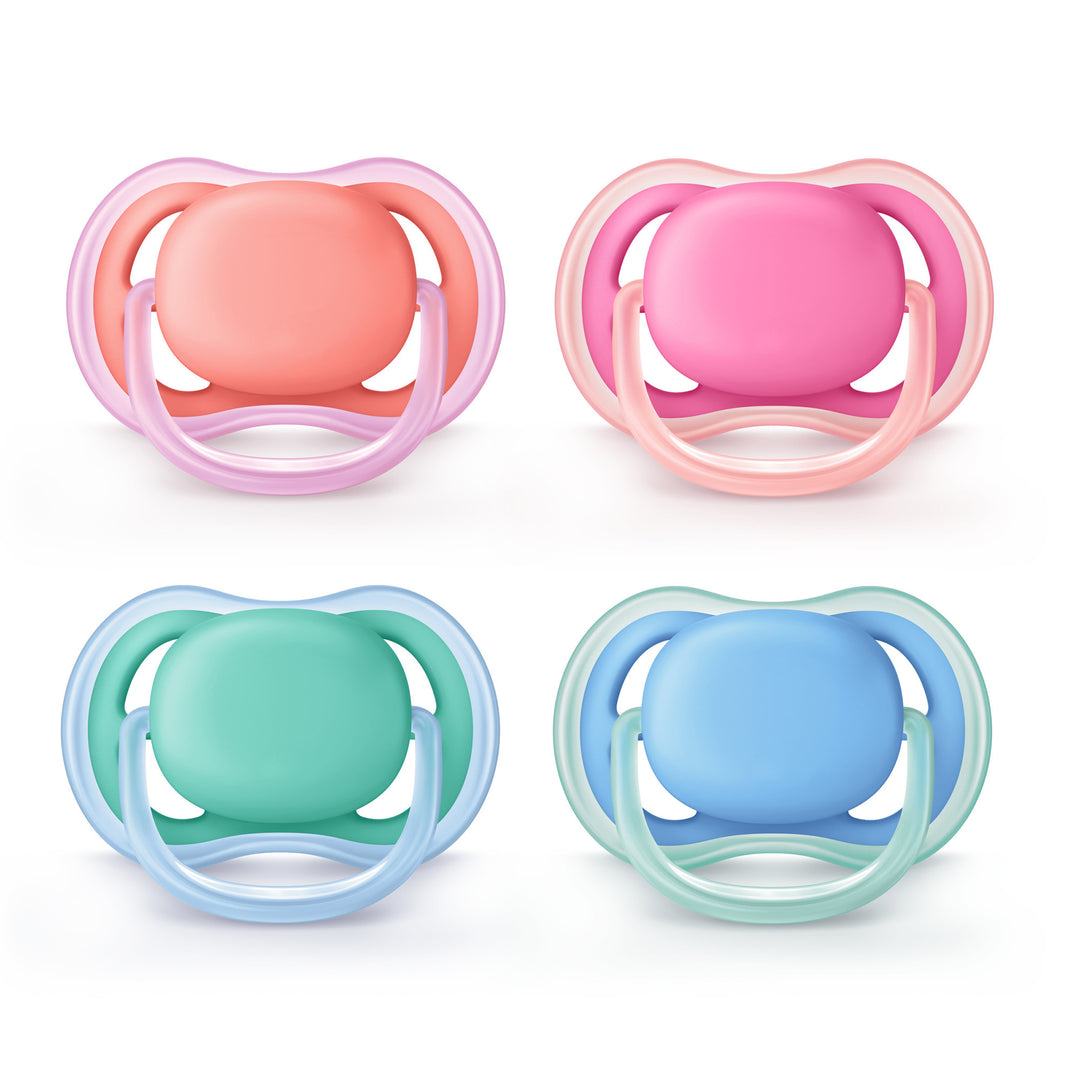 Ultra Air Pacifier 6-18M 2pk Mixed