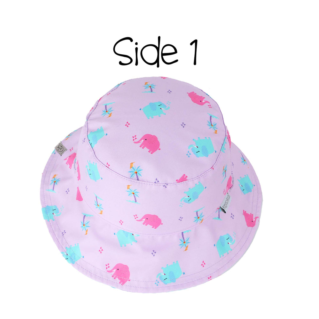 Reversible Kids UPF50+ Patterned Sun Hat