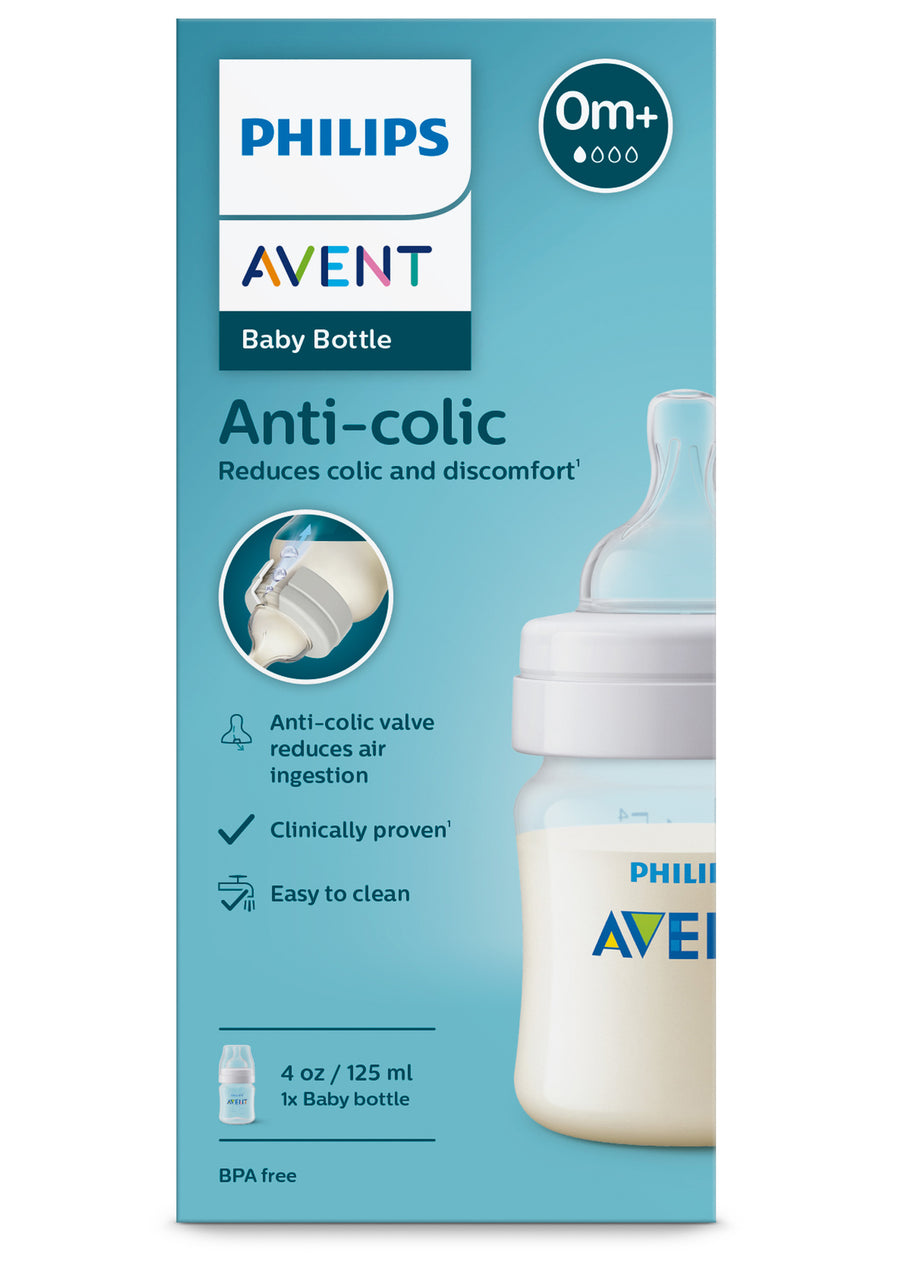 Philips Avent - Anti-colic Bottle,4oz,1pk R-PA-SCF560-17 Anti-colic Baby Bottle - 4oz - 1 pack 75020093554