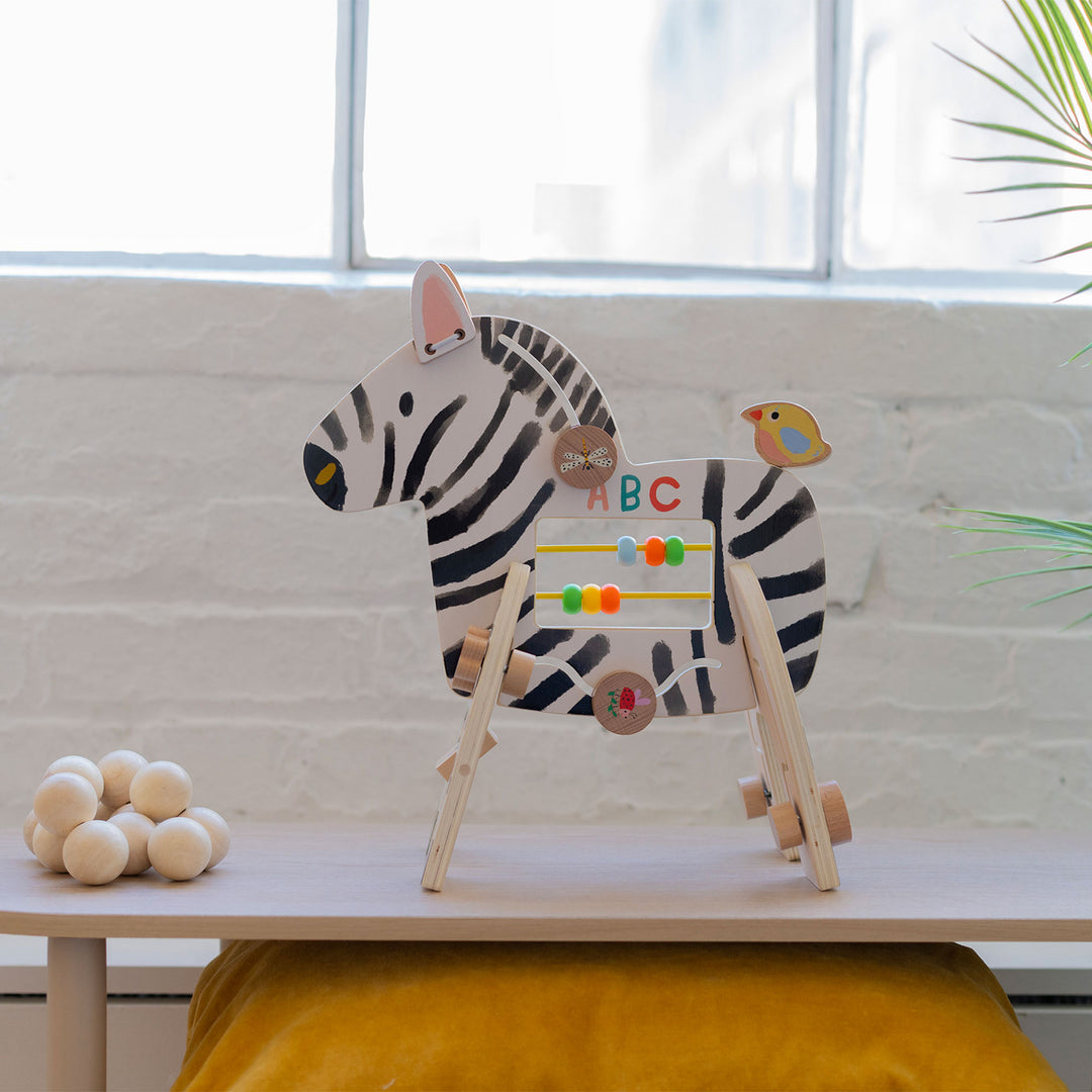 Wooden Activity Toy - Safari Zebra