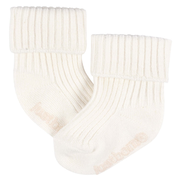 Just Born by Gerber Baby Neutral 6-Pack Socks - TAN