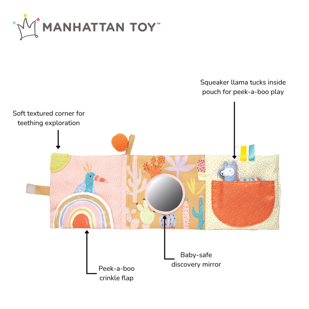 Llama Themed Soft Baby Activity Book