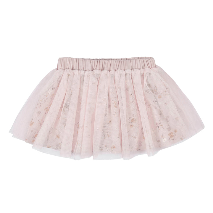 Gerber® 3-Piece Baby & Toddler Girls Woodland French Terry Top, Tulle Tutu, & Pu