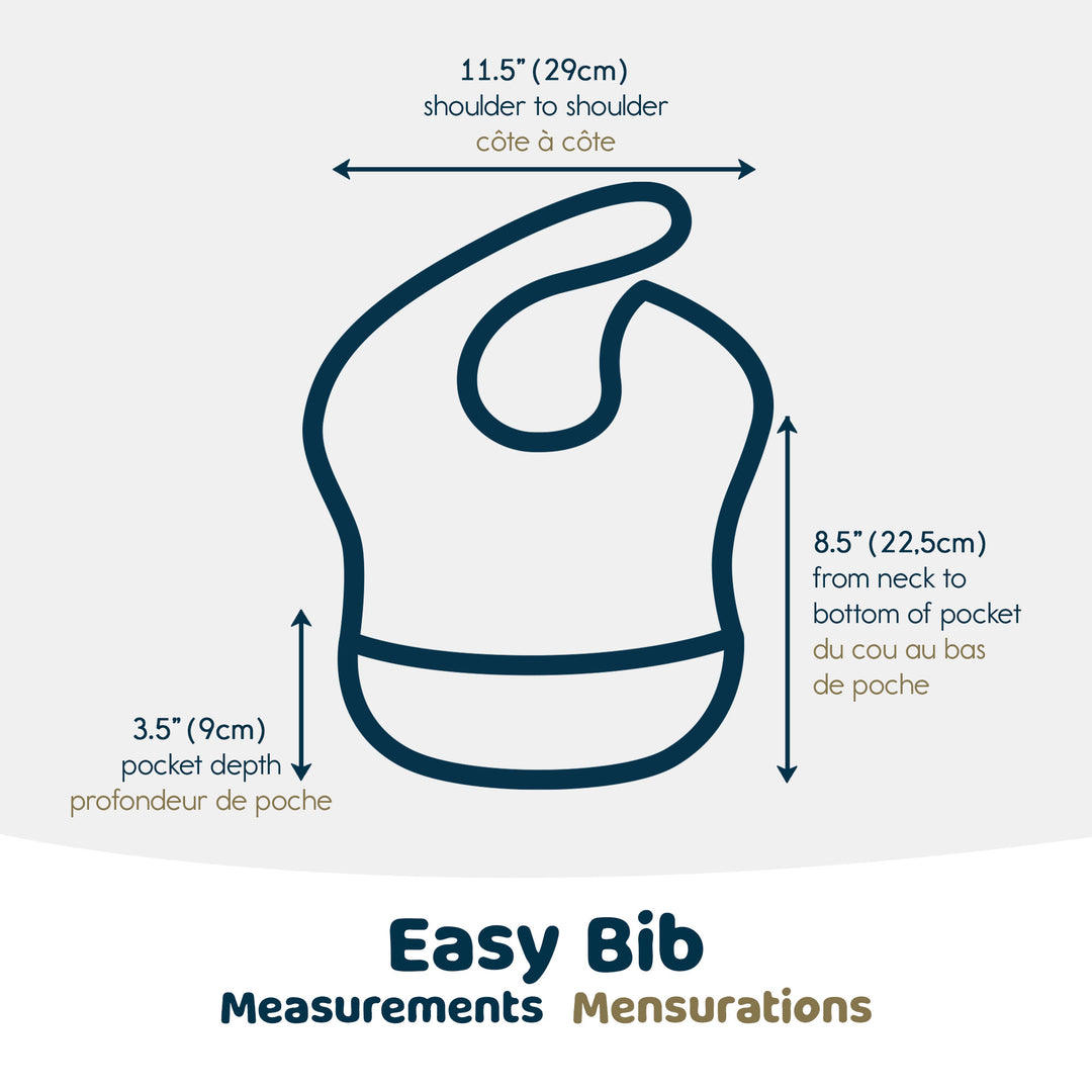 Mess Proof Easy Bib - Sage Check