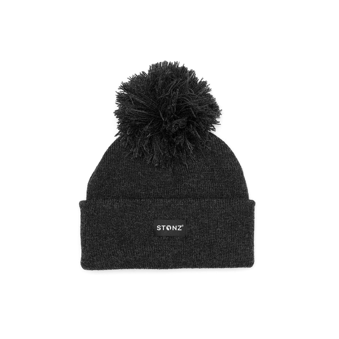 Stonz - F24 - Pom Beanie - Heather Charcoal - 12-24M Pom Beanie - Heather Charcoal 628631019934