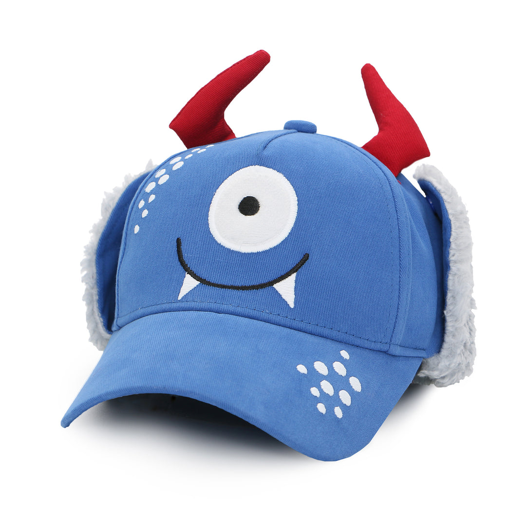 3D Caps with Earflaps - Monster