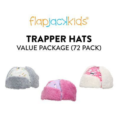 FlapJackKids - Water-Repellant Trapper Hats - 12% of with 72 Hat buy-in