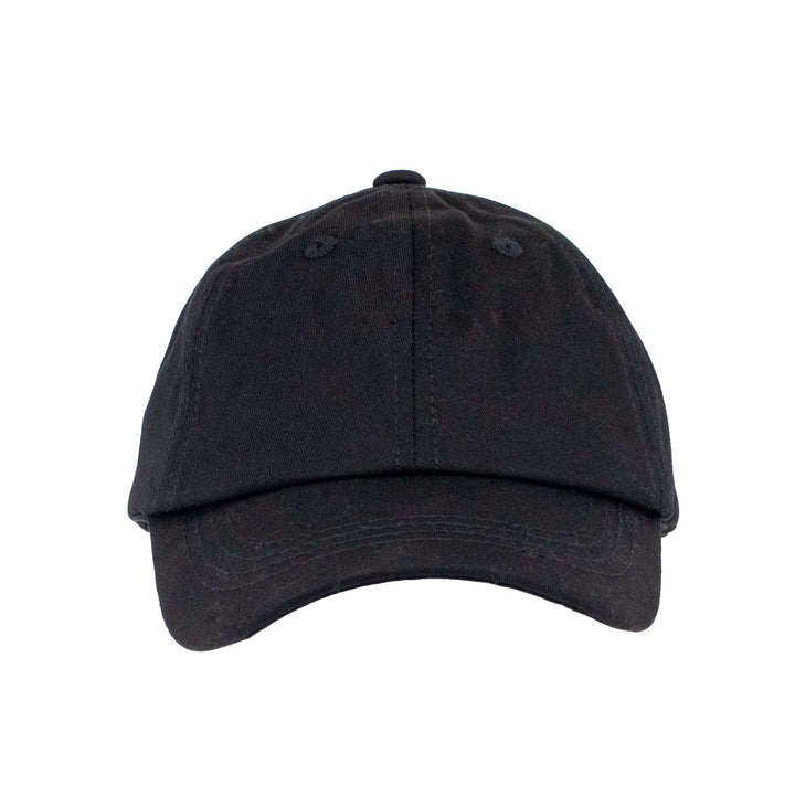 Kidcentral - Ball Cap - Black - Baby 0-12M Ball Cap - Black 808177020209