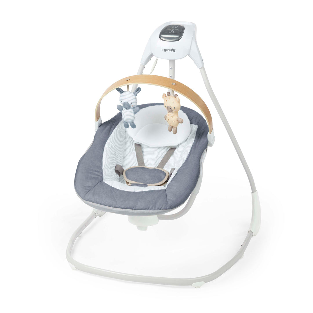 Ingenuity - SimpleComfort Compact Soothing Swing - Chambray SimpleComfort Compact Soothing Swing - Chambray 074451169272