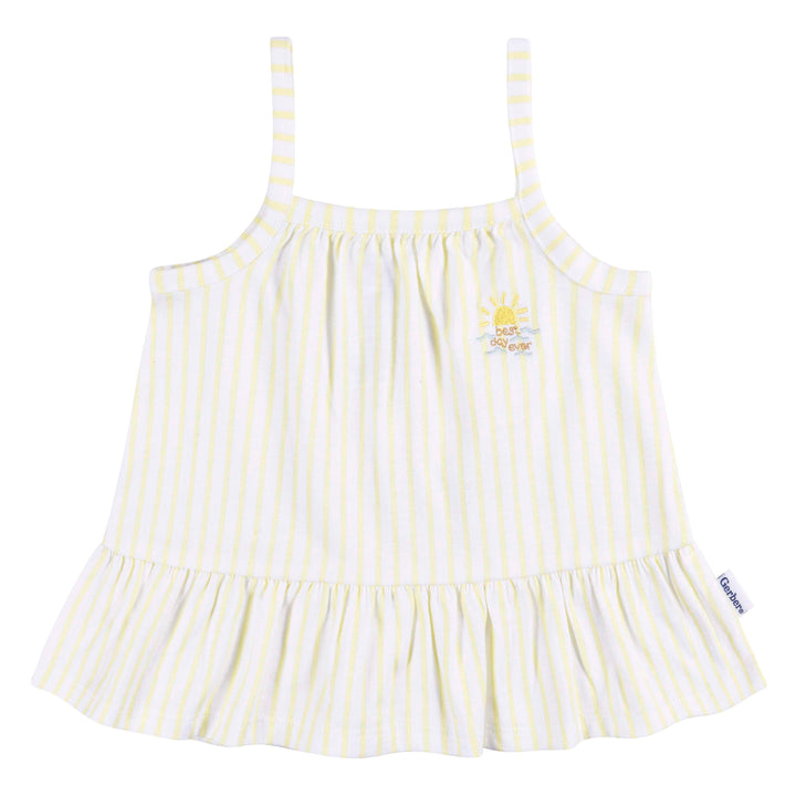 2pc Tunic + Diaper Set Girl - Stripe