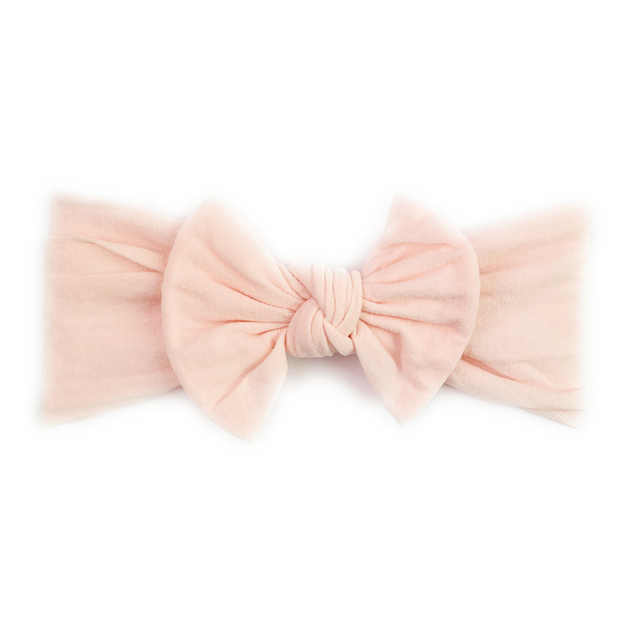 d - Baby Wisp - Headband - Nylon Bow - Ballet Pink - 0M+ Headband - Nylon Bow - Ballet Pink - 0M+ 876251009280