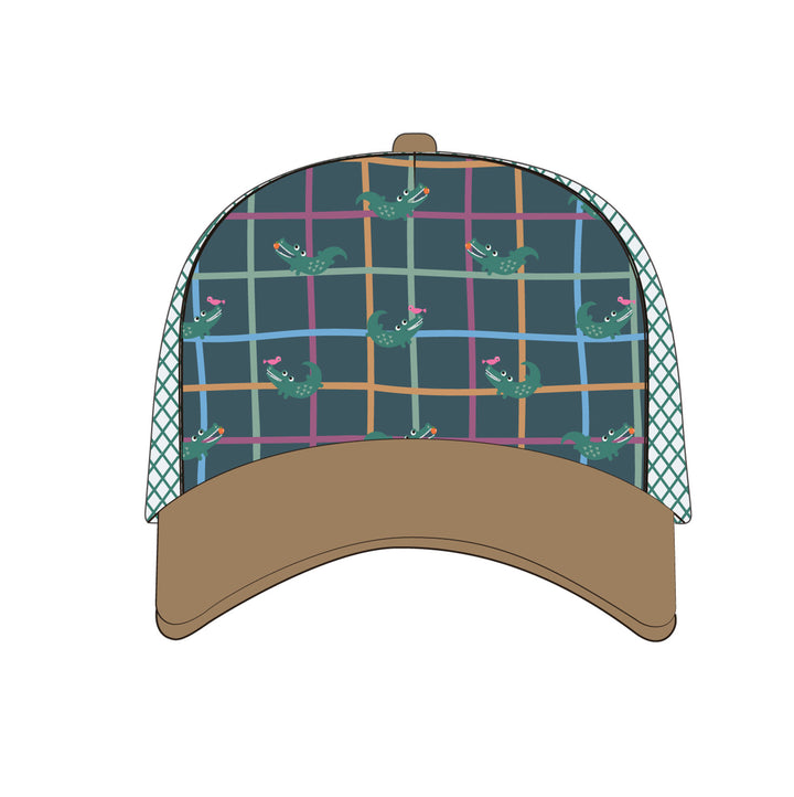 Kids Printed Ball Cap - Alligator