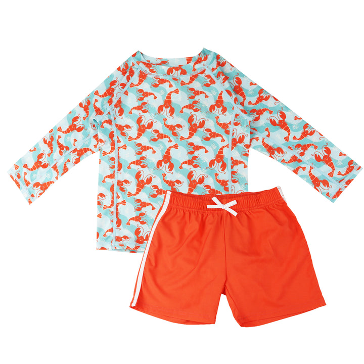 Rashguard Swim Top + Short Set