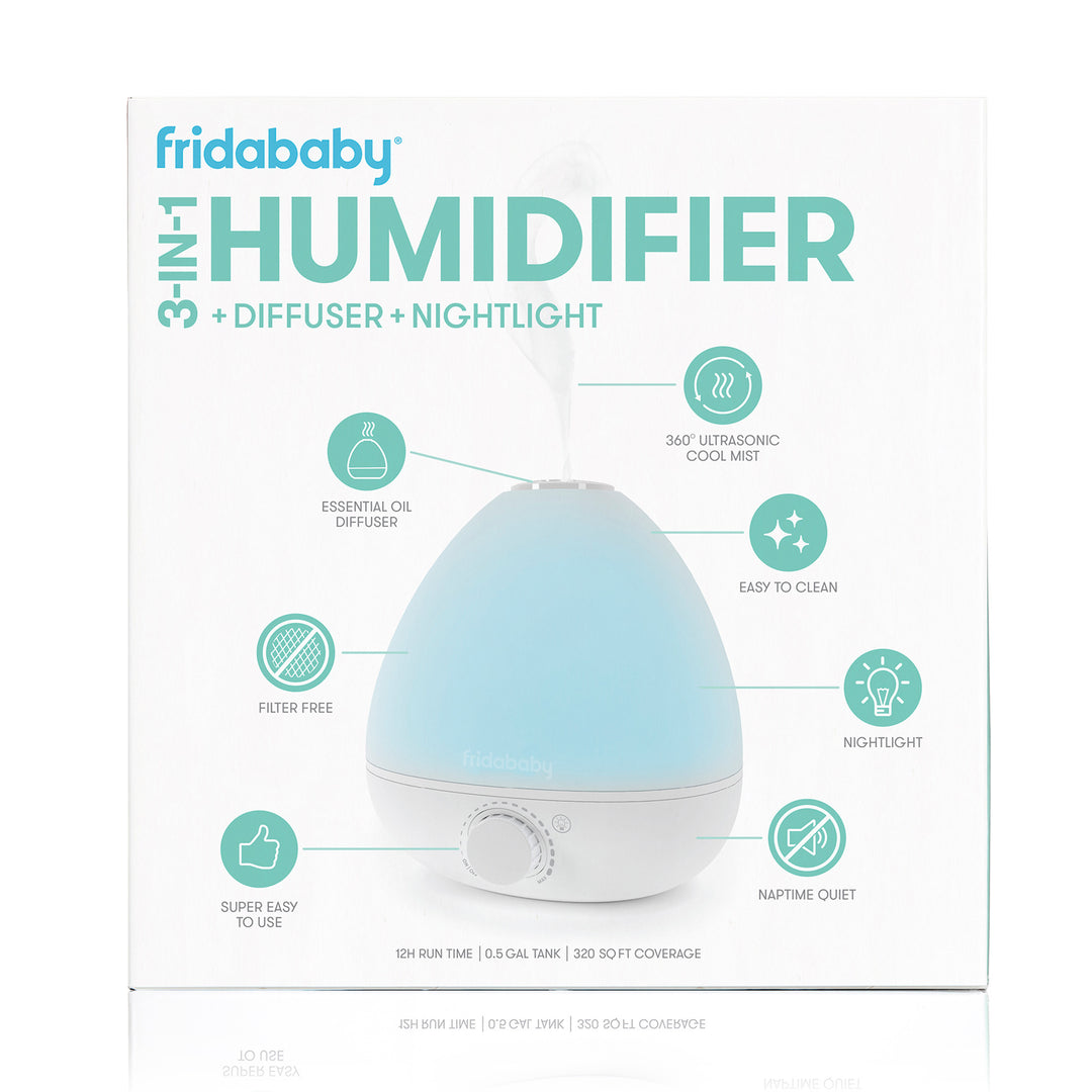 BreatheFrida 3-in-1 Humidifier Diffuser Nightlight