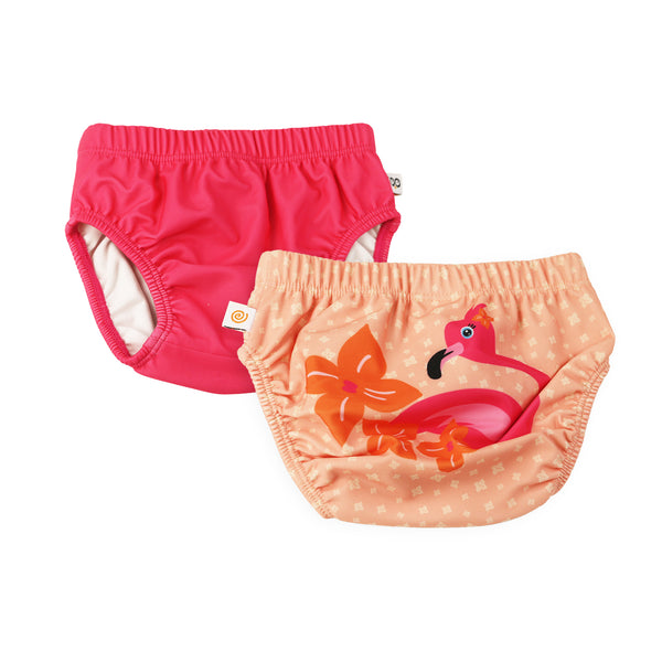 Baby-Toddler Knit Swim Diaper 2 Piece Set
