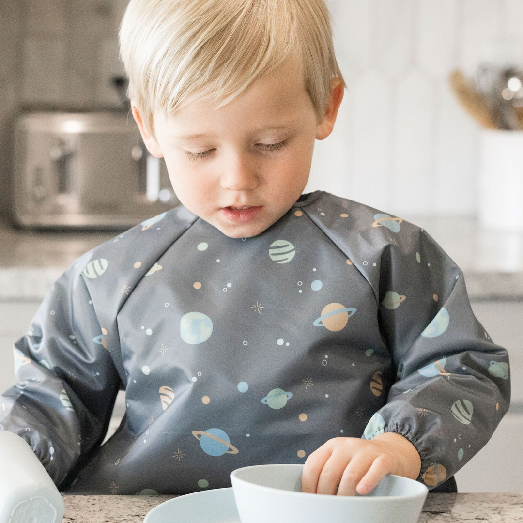 Mess-proof Full Sleeve Bib - Space